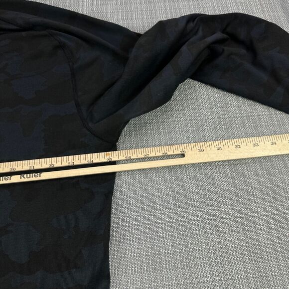 UNRL Golf Shirt Mens XXL Blue Camo 1/4 Zip Pullover Performance Stretch Quarter* - Picture 7 of 11